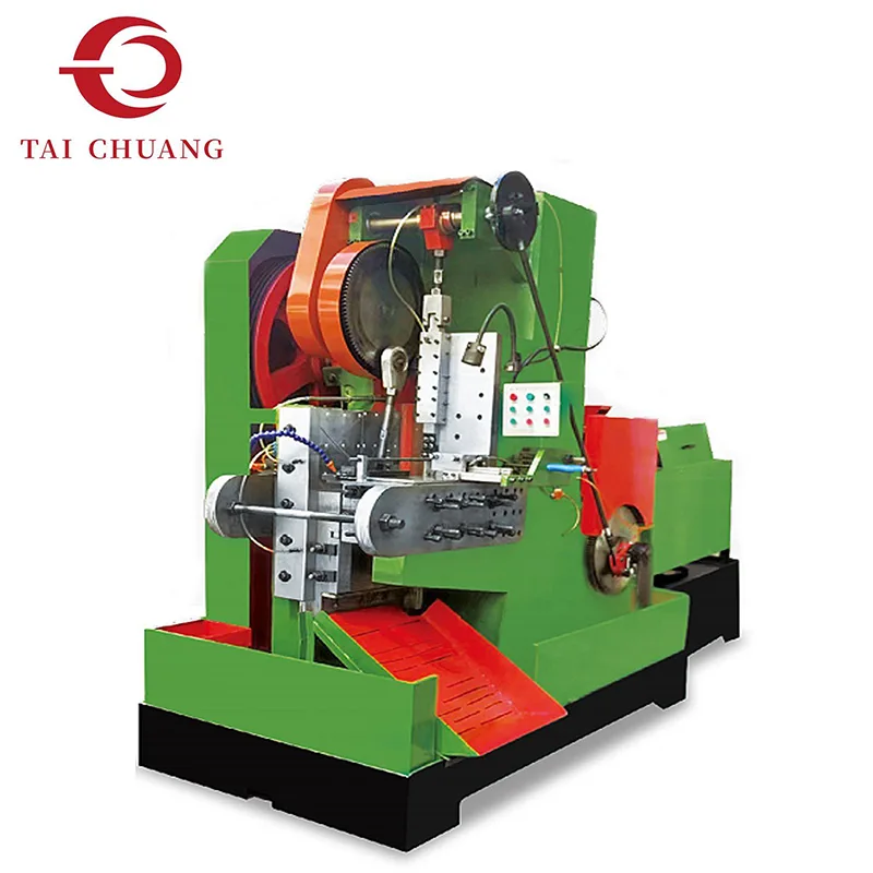 Automatische Schneid- und Gewindewalzmaschine