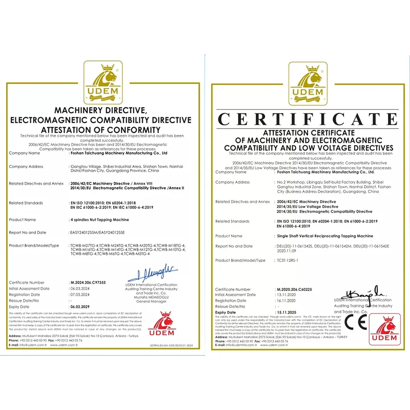 Intelligent Pass Through Nut Tapping Machine
